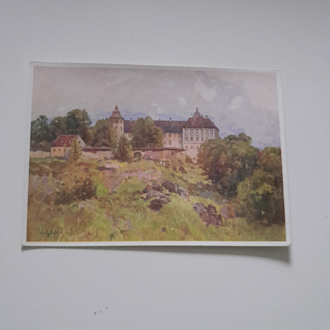 AK Pfarrkirchen. Schloß Feyregg. Nach Aquarell vom akadem. Maler Fritz Lach.