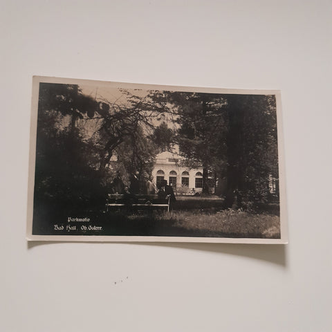 AK Bad Hall. Parkmotiv. (1929)