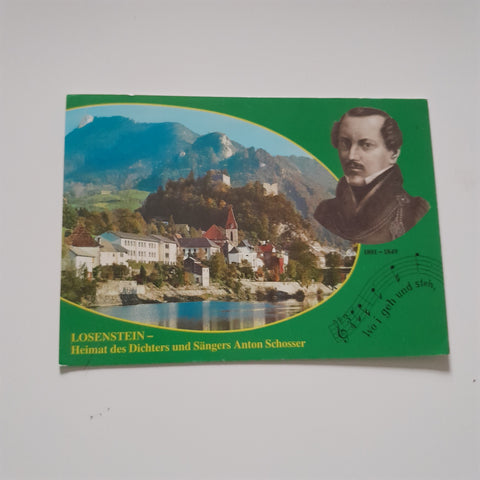 AK Losenstein. Heimat des Dichters und Sängers Anton Schlosser.