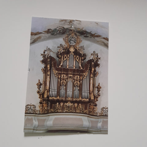 AK Reichersberg am Inn. Augustiner Chorherrenstift. Orgel.