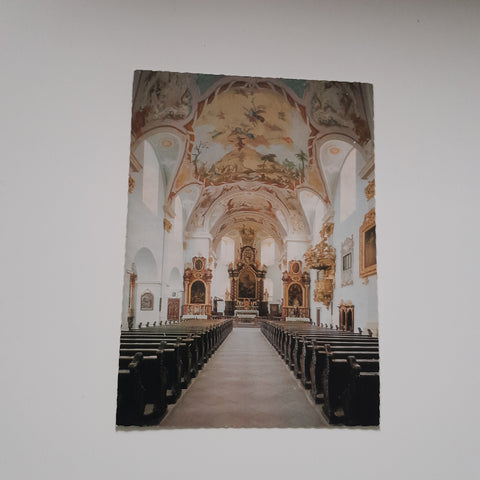 AK Reichersberg am Inn. Augustiner Chorherrenstift. Stiftskirche.