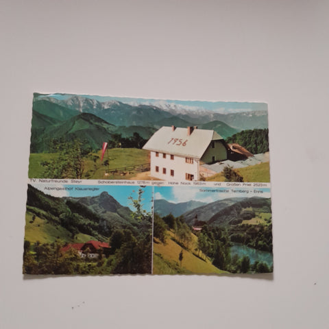 AK Schobersteinhaus. Naturfreunde Steyr. Alpengasthof Klausriegler. Ternberg.