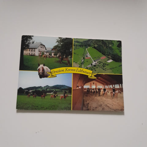 AK Weyer. Pension Krenn Edtbauer. Haflinger Reit- und Fahrzentrum.