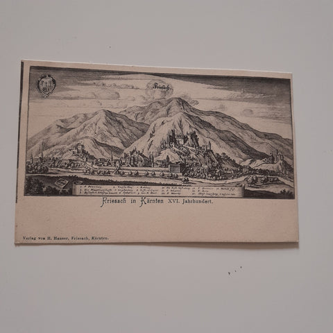 AK Friesach in Kärnten XVI. Jahrhundert.