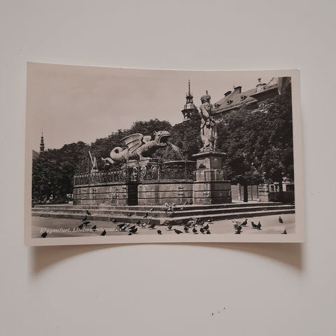 AK Klagenfurt. Lindwurmbrunnen.