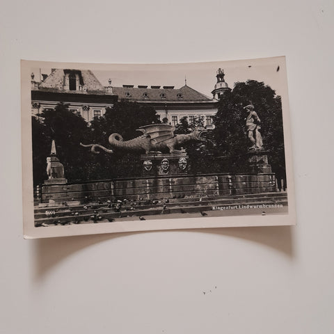 AK Klagenfurt. Lindwurmbrunnen.