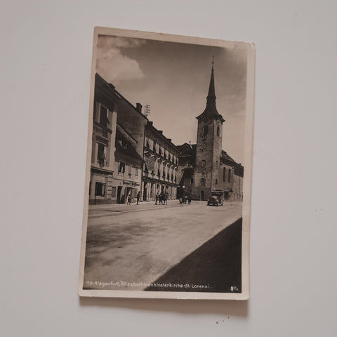 AK Klagenfurt. Elisabethinenklosterkirche St. Lorenzi.