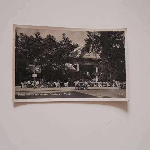 AK Pörtschach am Wörthersee. Conditorei - Werzer. (1931)