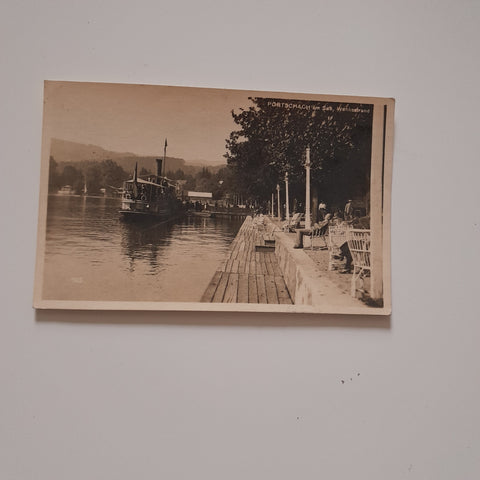 AK Pörtschach am See. Wahlisstrand. (1924)