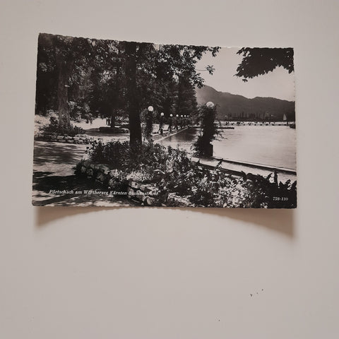 AK Pörtschach am Wörthersee. Blumenstrand.