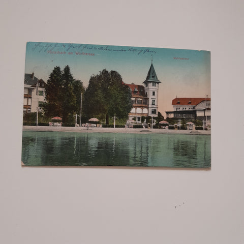 AK Pörtschach am Wörthersee. Wahlisstrand. (1910)