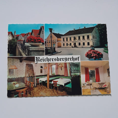 AK Reichersberg am Inn. Reichersbergerhof. Familie Geisberger.
