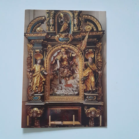 AK Ried im Innkreis. Stadtpfarrkirche St. Peter und Paul. Florianialtar.