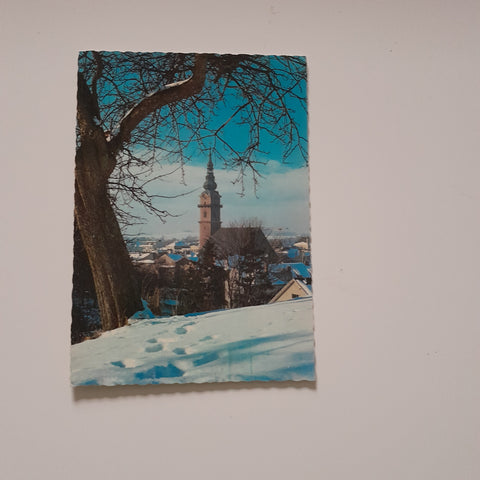 AK Ried im Innkreis. Blick vom Schloßberg.