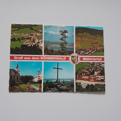 AK Gruß aus  dem Böhmerwald. Mühlviertel.