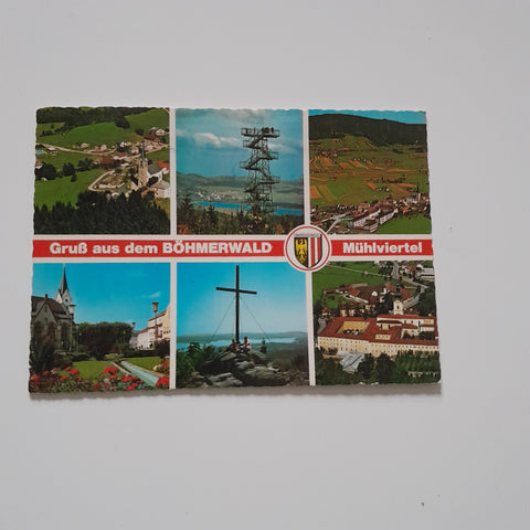AK Gruß aus dem Böhmerwald. Mühlviertel.
