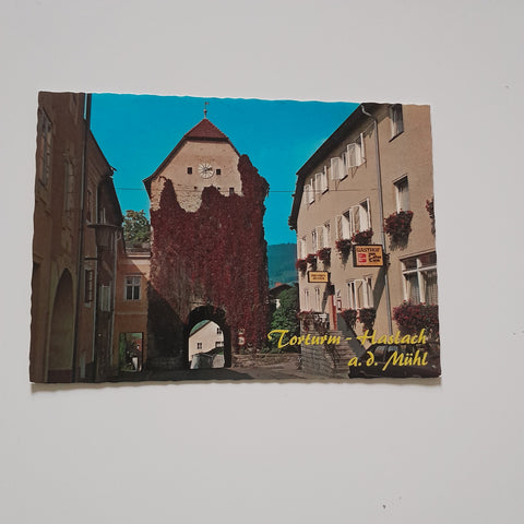 AK Haslach an der Mühl. Torturm.