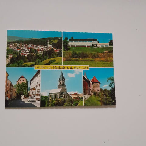 AK Grüße aus Haslach an der Mühl.