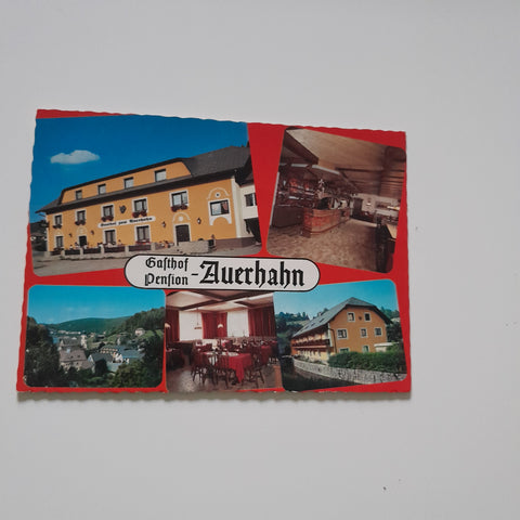 AK Helfenberg 40. Gasthof Pension Zum Auerhahn. Inh.: M. u. J. Eckerstorfer.