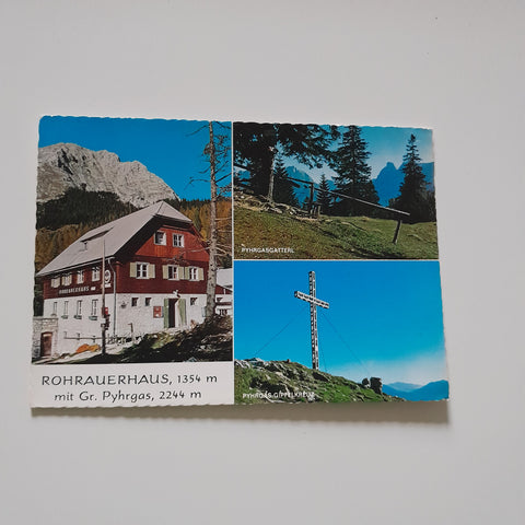 AK Rohrauerhaus mit Pyhrgas. Spital am Pyhrn.