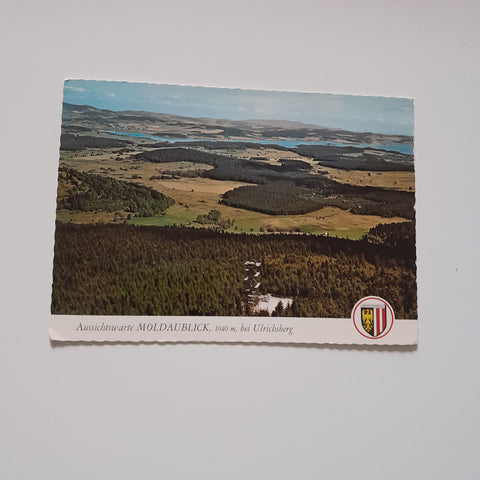 AK Aussichtswarte Moldaublick bei Ulrichsberg.