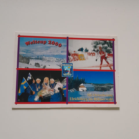 AK Ski-Orientierung Ulrichsberg am Böhmerwald. Weltcup 2000.
