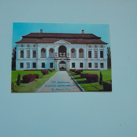 AK St. Florian bei Linz. Schloss Hohenbrunn. OÖ. Jagdmuseum.