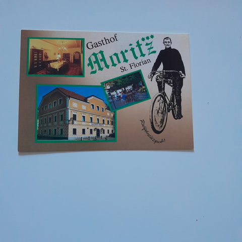 AK Schärding am Inn. Gasthof Moritz. St. Florian 18.