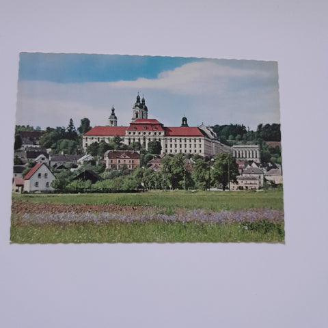 AK St. Florian bei Linz. Gesamtansicht des Barockstiftes.