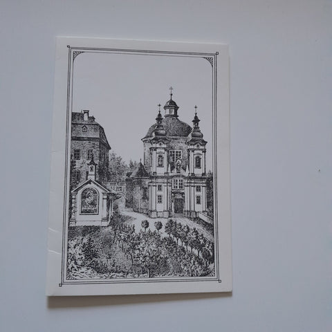 Christkindl bei Steyr. Wallfahrtskirche. (nach einem Gedenkblatt aus dem 19. Jh.)
