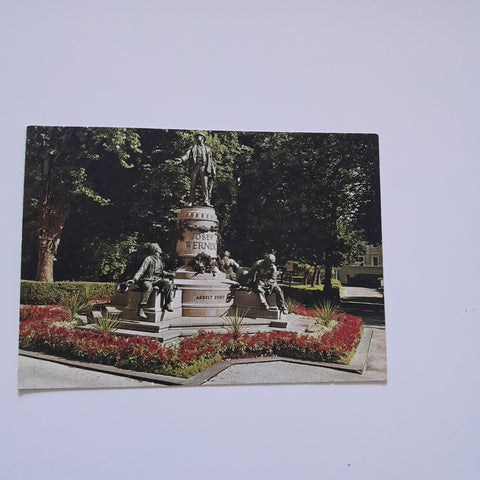 AK Steyr. Stadtpark mit Werndldenkmal.
