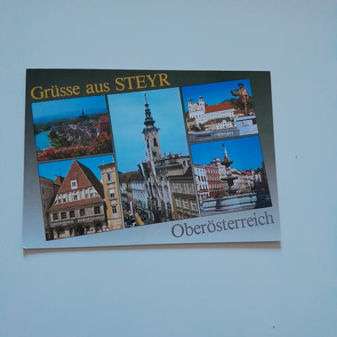 AK Grüsse aus Steyr.
