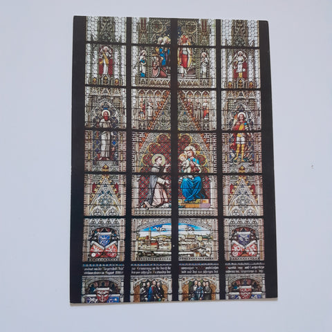 AK Steyr. Glasfenster in der Stadtpfarrkirche.