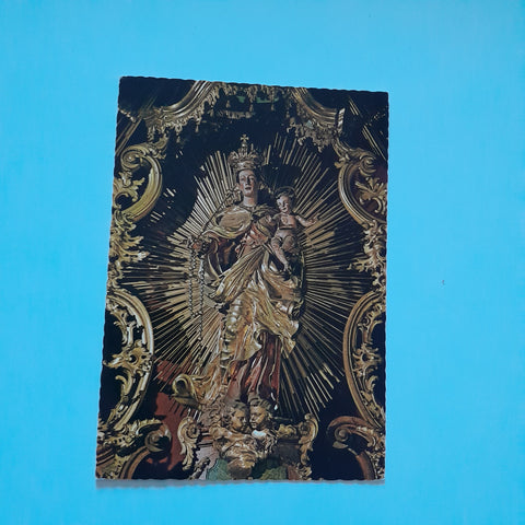 AK Marienkirche Steyr. Barockmadonna.