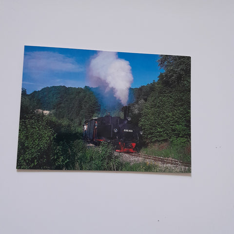 AK ÖGEG - 669.103 der Steyrtal-Museumsbahn mit Sonderzug am 29. Juni 1985 in Neuzeug.