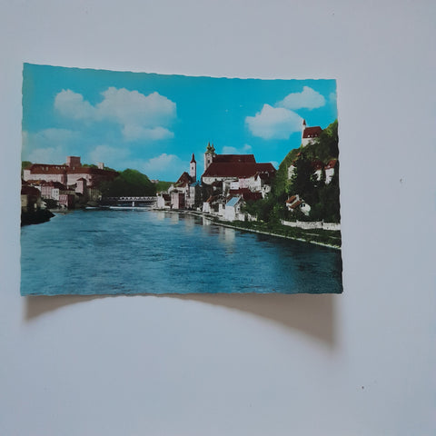 AK Steyr. Zusammenfluss der Enns u. Steyr.