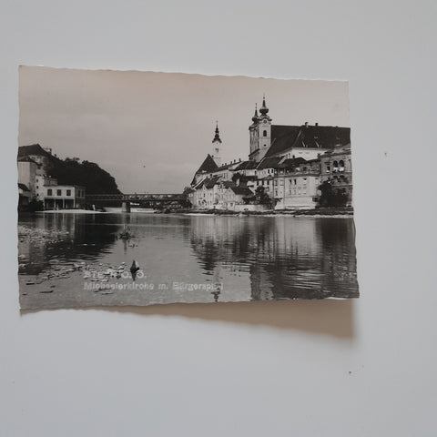 AK Steyr. Michaelerkirche mit Bürgerspital.