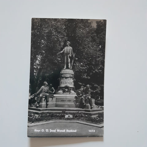 AK Steyr. Josef Werndl Denkmal.