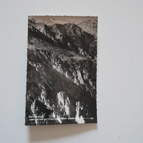 AK Hinterstoder. Ausblick vom Mutterer Höss gegen Dachstein.