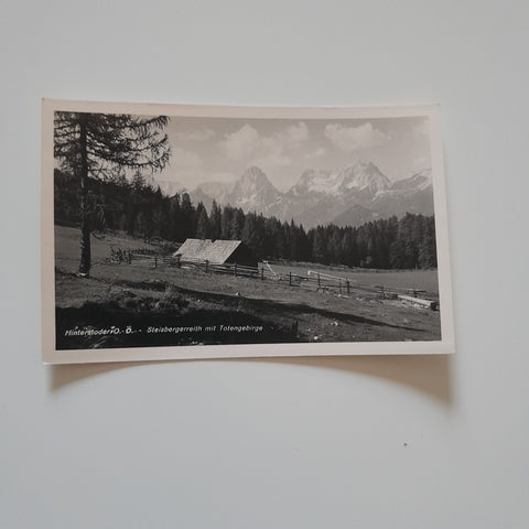 AK Hinterstoder. Steisbergerreith mit Totengebirge.
