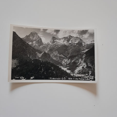 AK Hinterstoder. Blick in die Polsterlucke.