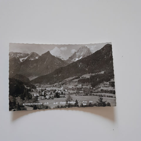 AK Hinterstoder mit dem Toten Gebirge.