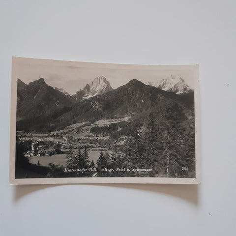 AK Hinterstoder mit gr. Priel u. Spitzmauer.