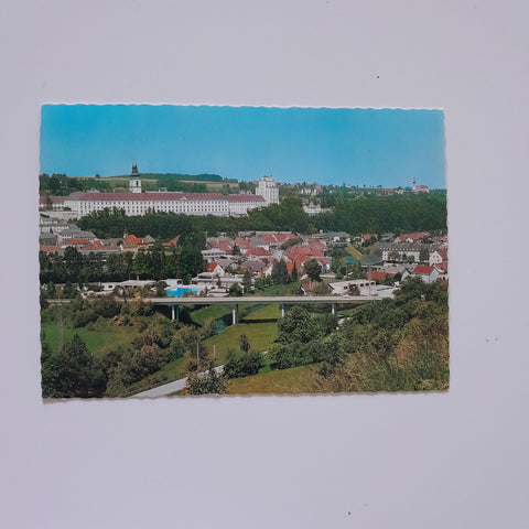 AK Stiftsansicht Benediktinerstift Kremsmünster.