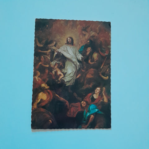 AK Benediktinerstift Kremsmünster. Hochaltarbild Verklärung Christi von Johann Andreas Wolf.