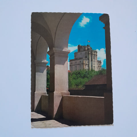AK Stift Kremsmünster. Arkaden mit Sternwarte.