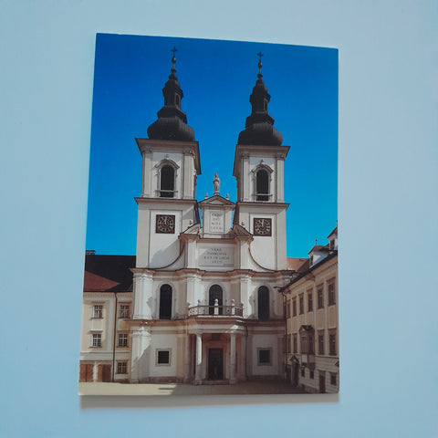 AK Benediktinerstift Kremsmünster. Stiftskirche, Westfassade.