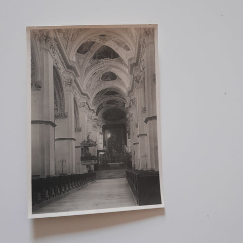 AK Kremsmünster. Inneres der Stiftskirche.