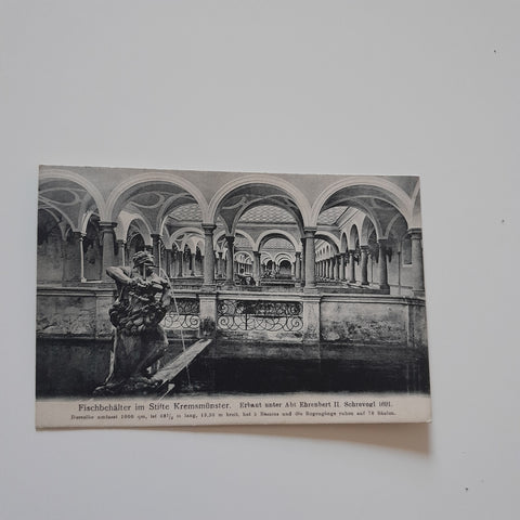 AK Fischbehälter im Stifte Kremsmünster. (1908)