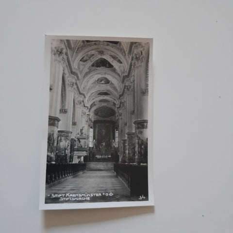 AK Stift Kremsmünster. Stiftskirche. (1935)